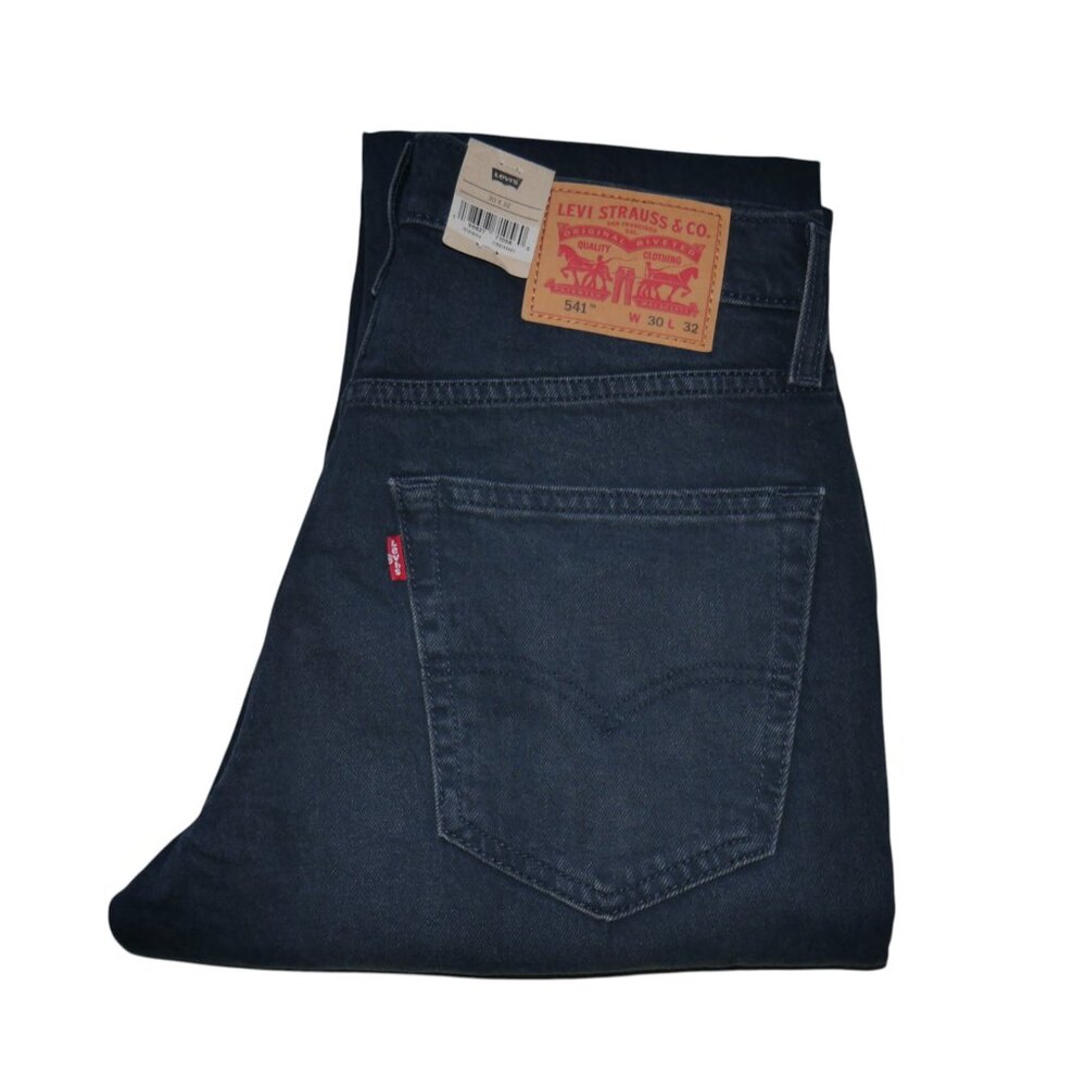 Levis 541 Athletic Fit Jeans Men's Size 30x32 Rich Dark Wash Stretch Denim NWT